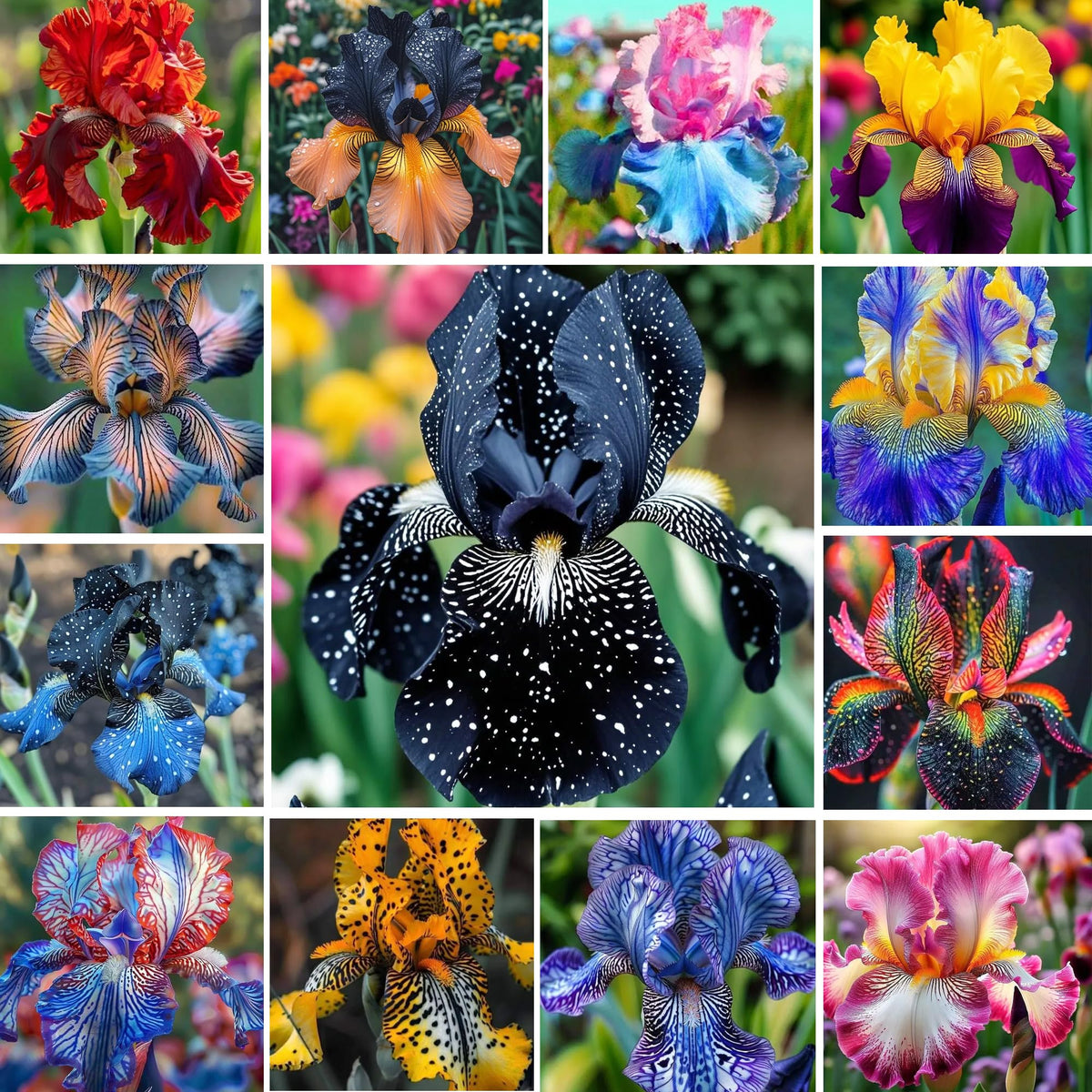 Carpet Creeping iris seeds variety pack adds diverse color to borders