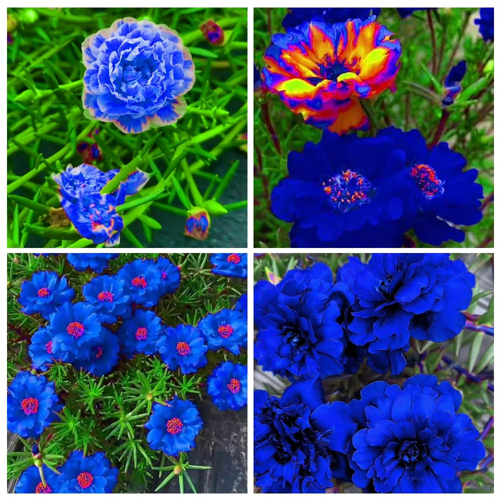 Carpet Creeping Portulaca Moss Rose seeds sunlit edge accent in garden