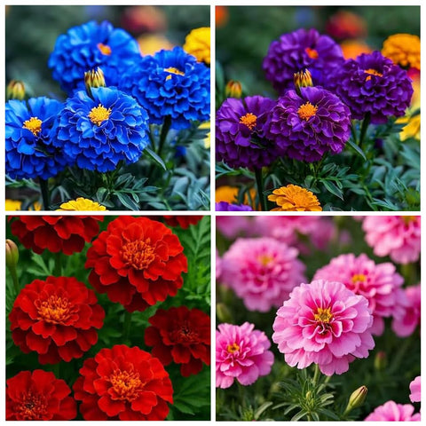 Carpet Creeping White Swan marigold seeds pack for vibrant garden color