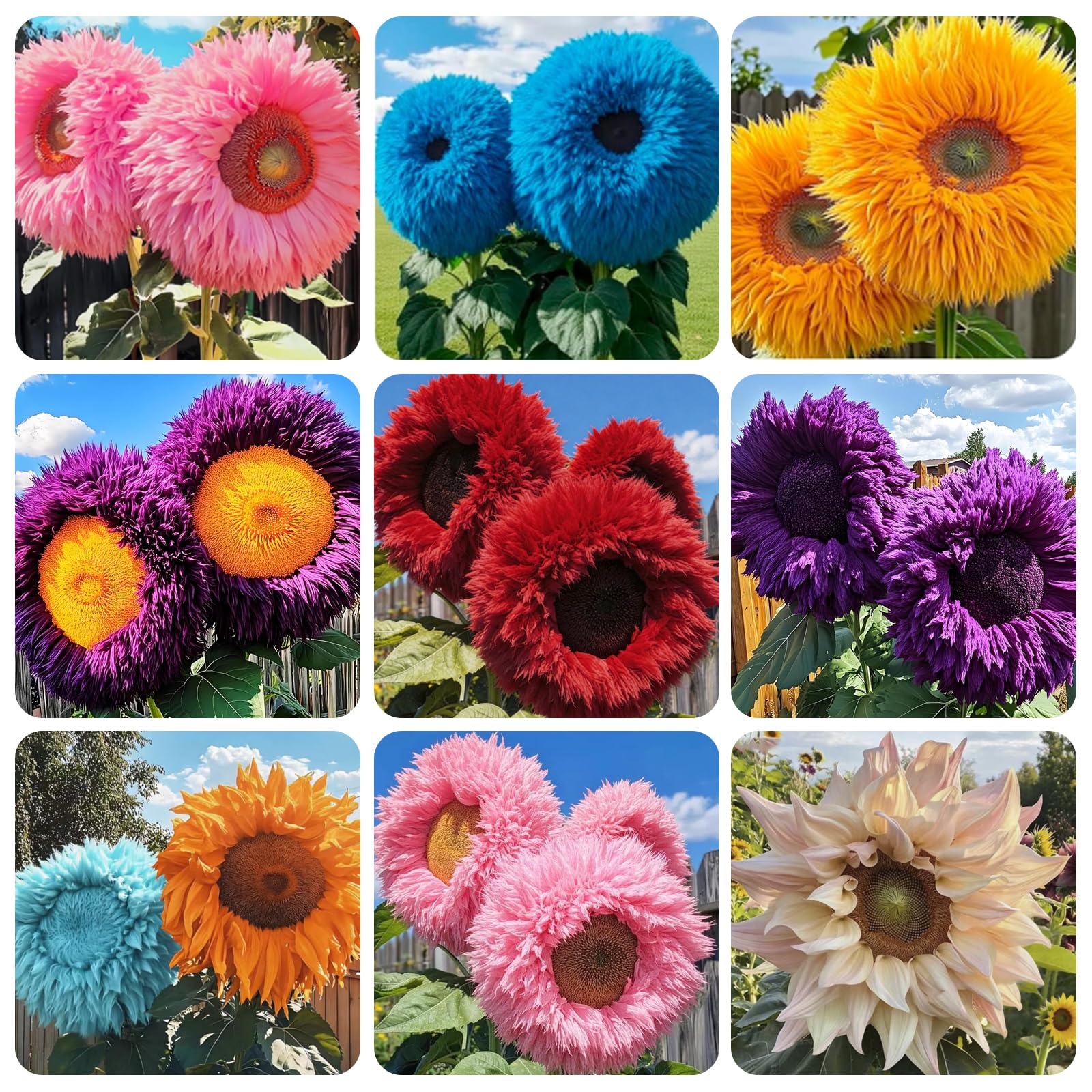 Carpet Creeping sunflower seeds bulk pack image, ideal for large garden projects.