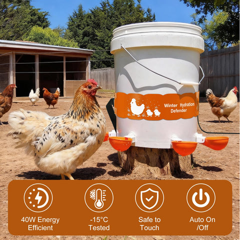 Carpower waterer strap with a 6-foot cord enables quick setup
