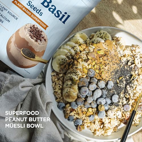 Carrington Farms Holy Basil Seeds with neutral flavor ideal for smoothies.