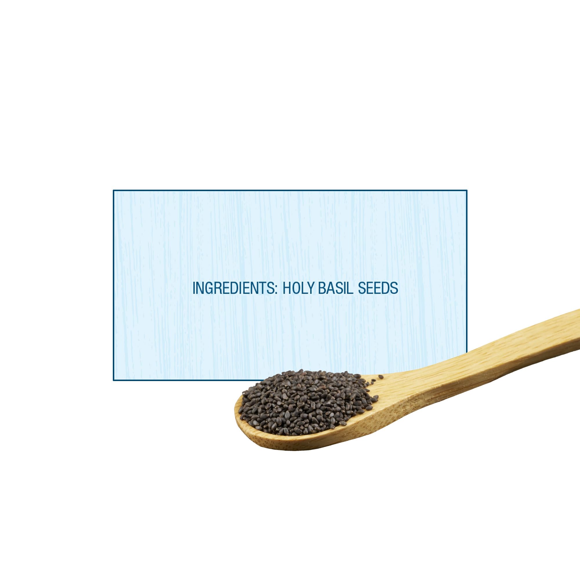 Overnight oats with Carrington Farms Holy Basil Seeds for fiber.