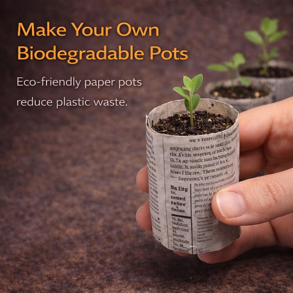 Carrot Design roll-and-fold pot demonstrates glue-free assembly.
