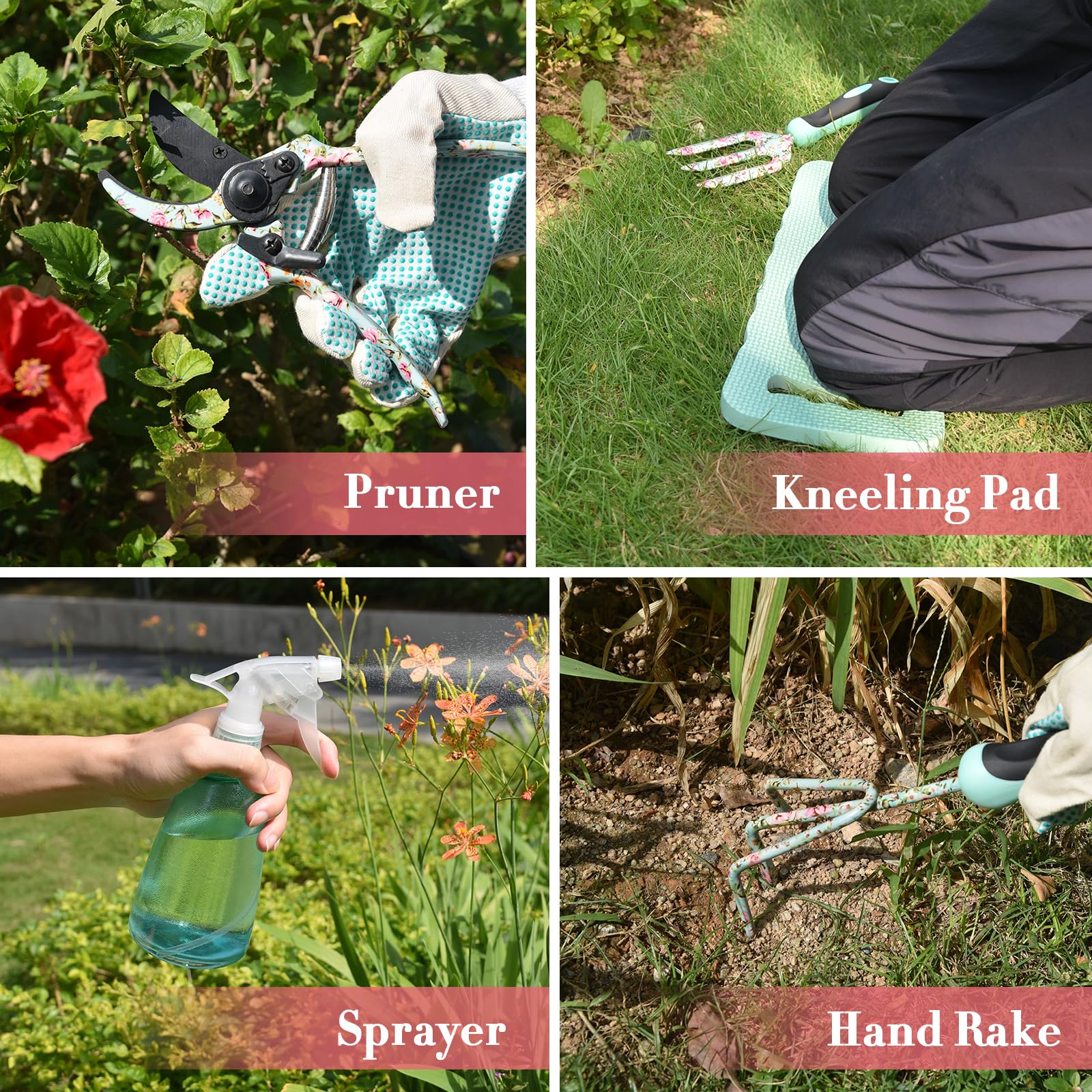 Carsolt flower-pattern trowel is perfect for planting and transplanting