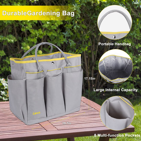 Carsolt storage tote bag keeps tools organized and accessible.
