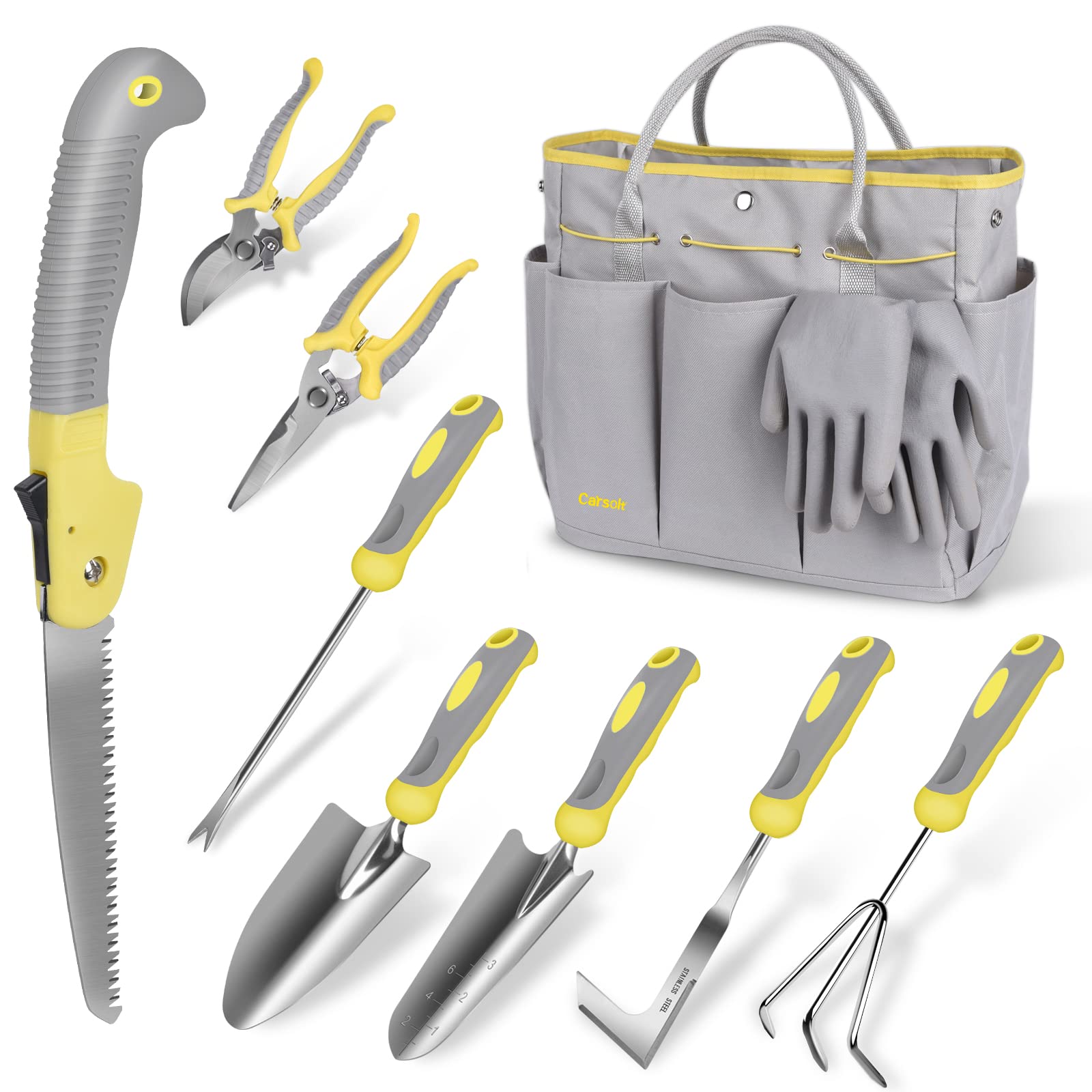 Carsolt garden tool set trowel for precise digging and planting.