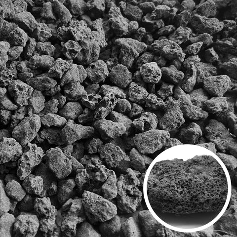 CARURBODY lava rocks packaged 2.8lb for easy use and resealable storage.
