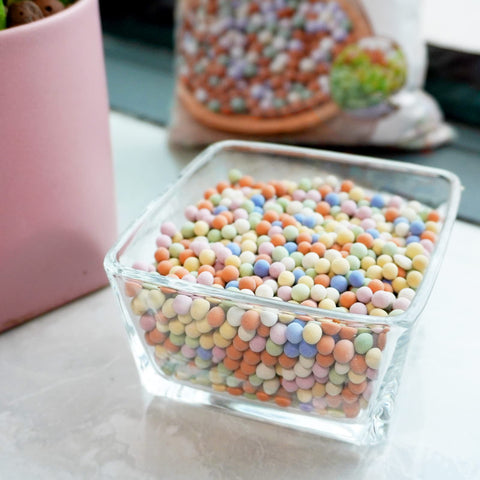 CARURBODY Ceramsite decorative beads enhance indoor plant display with natural color.