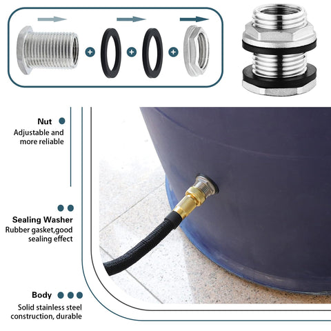 Carvedexquisitely bulkhead installation drill-hole guide for quick setup.