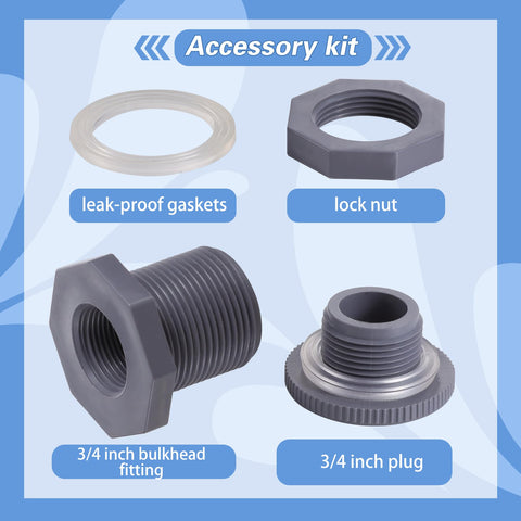 Carvedexquisitely easy-install bulkhead kit minimizes tools and effort.