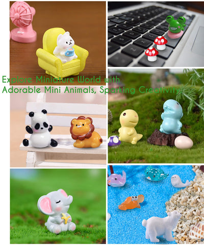 CasaTena slime charm mini animals for crafts and slime projects.