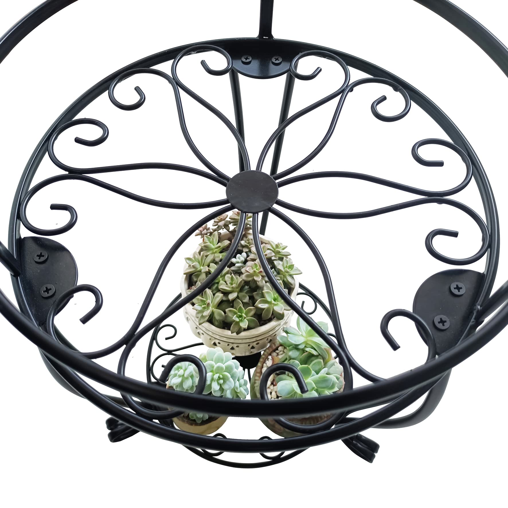 Casimr compact two-tier design fits balconies and corners.