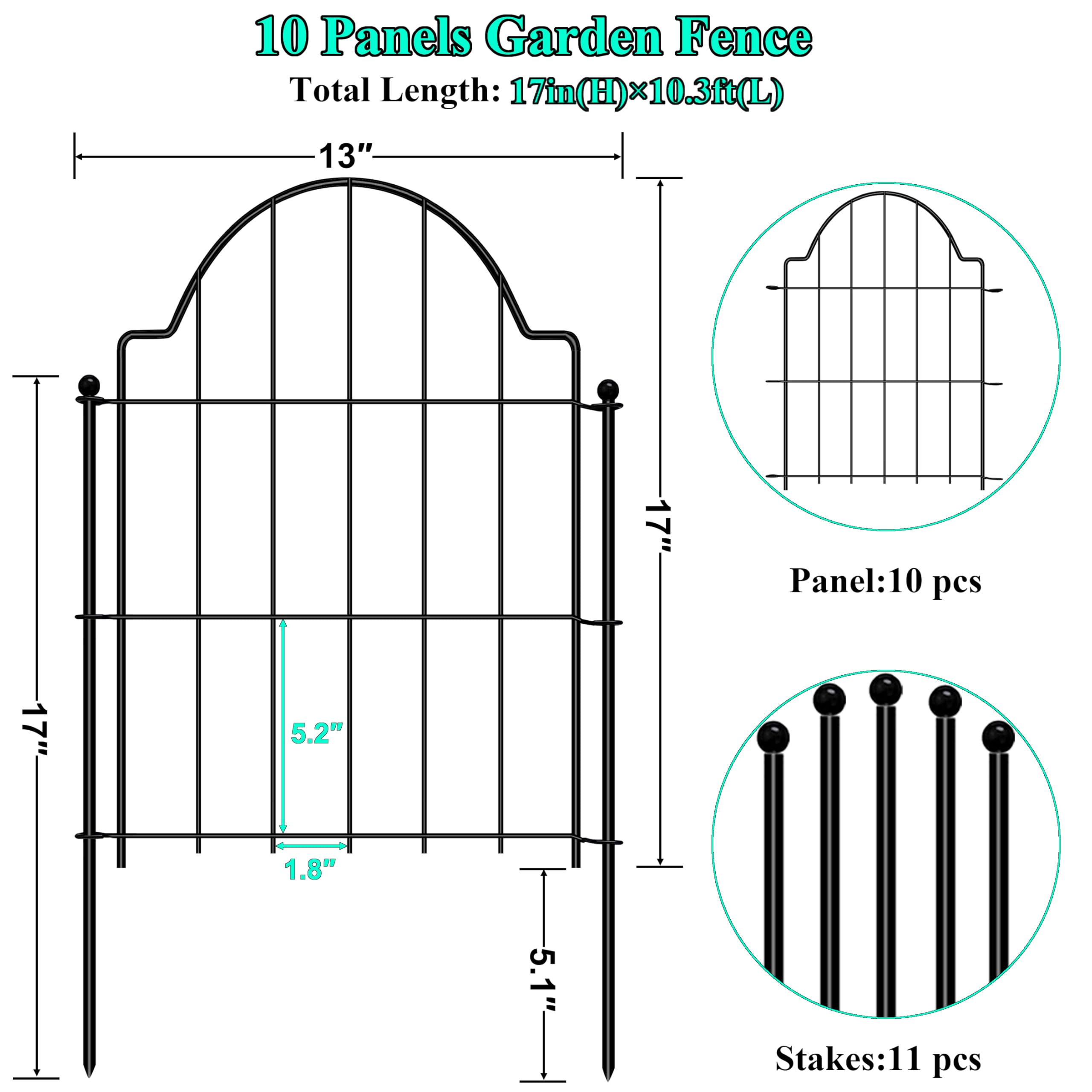 Casimr flower bed edging defines beds with decorative metal styling