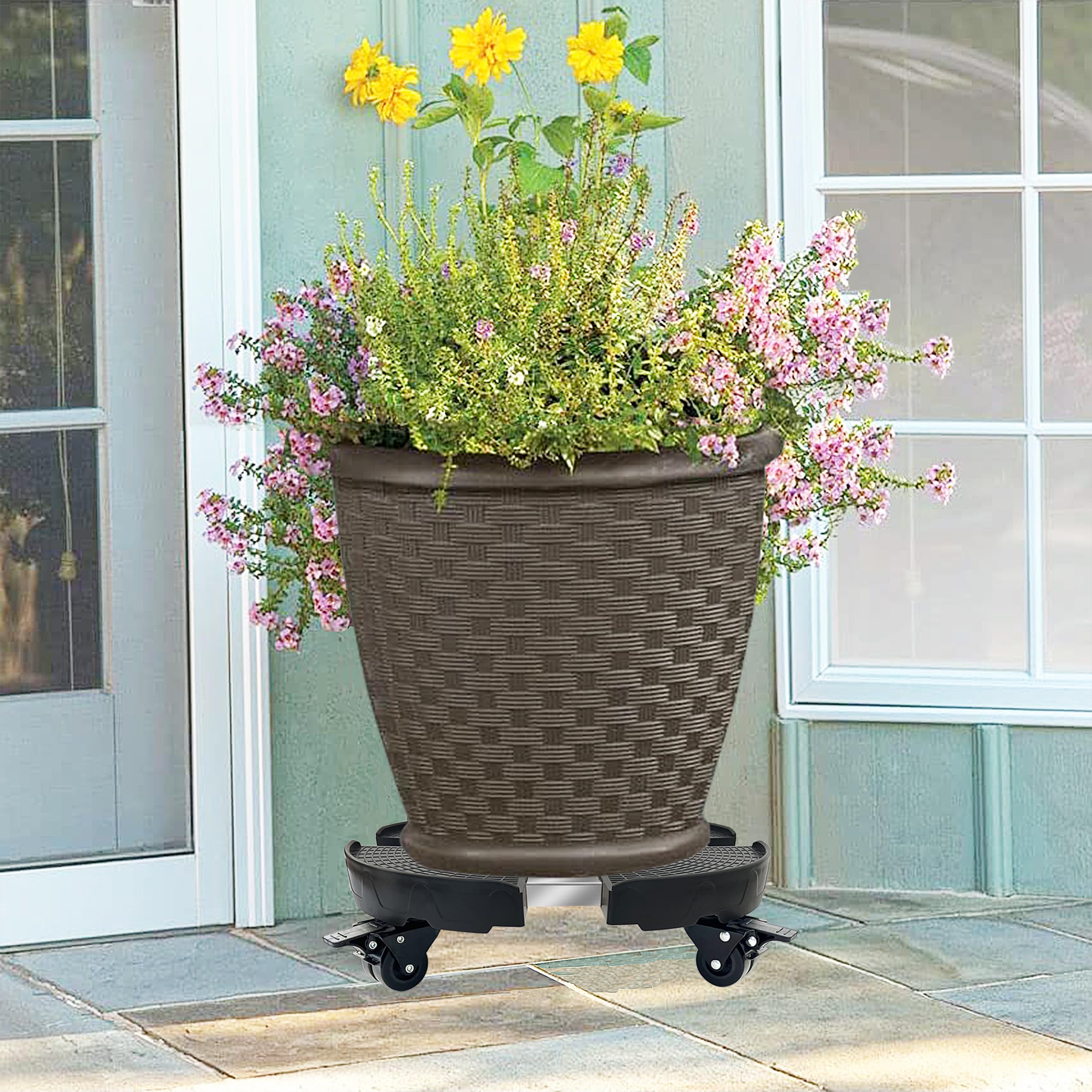 CASIMR versatile plant stand suitable for living rooms, gardens, and offices.