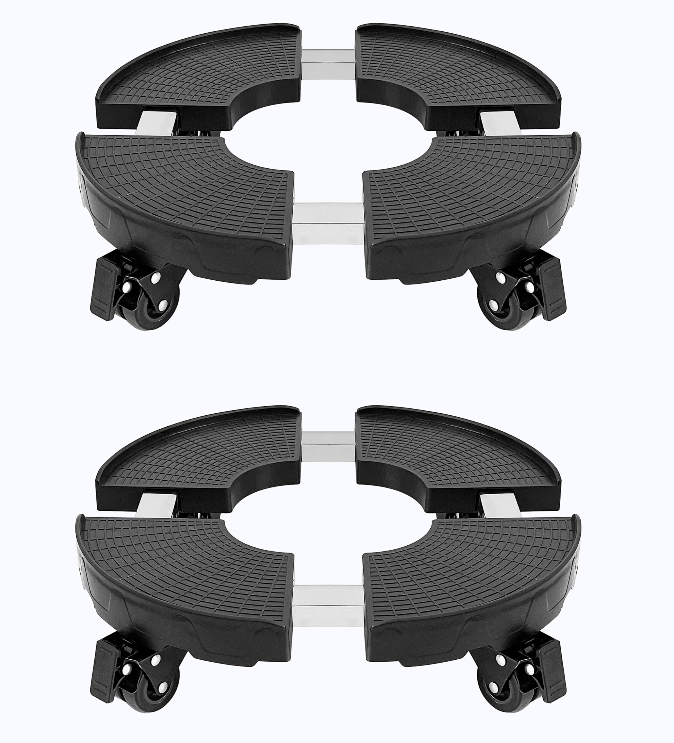 Casimr plant caddy with wheels enables easy movement of heavy pots.