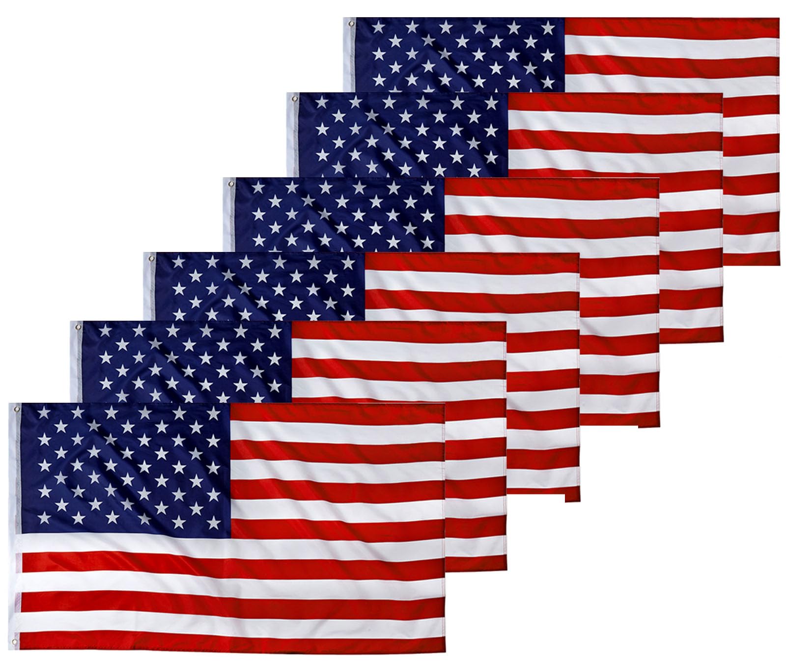 CastDream US flag 3x5 front view shows vibrant color and durable polyester