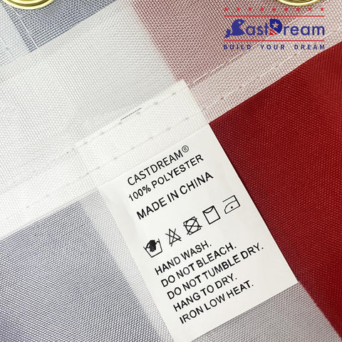 CASTDREAM US flag 3x5 two-pack ideal for year-round displays.