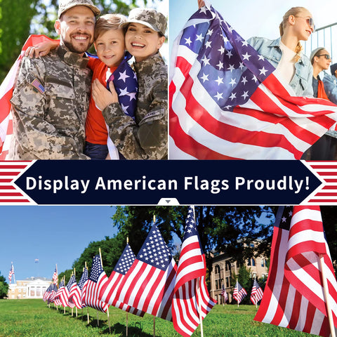 CASTDREAM US flag 4x6 maintains bright color retention over time