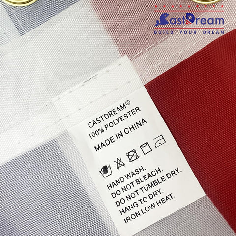 CASTDREAM US flag 4x6 suited for yard, boat, or wall display