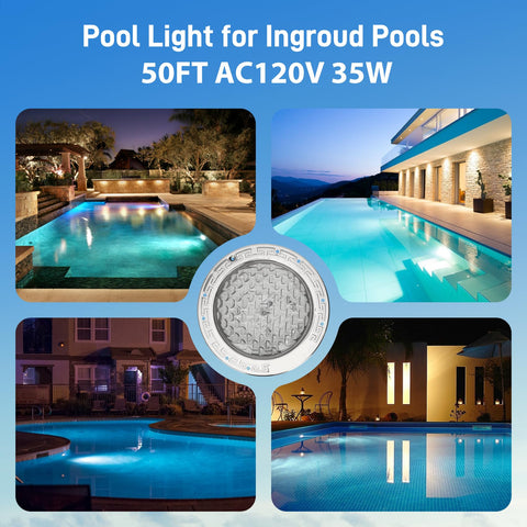 CAtArt 10-Inch pool light easy DIY installation guide ensures quick setup