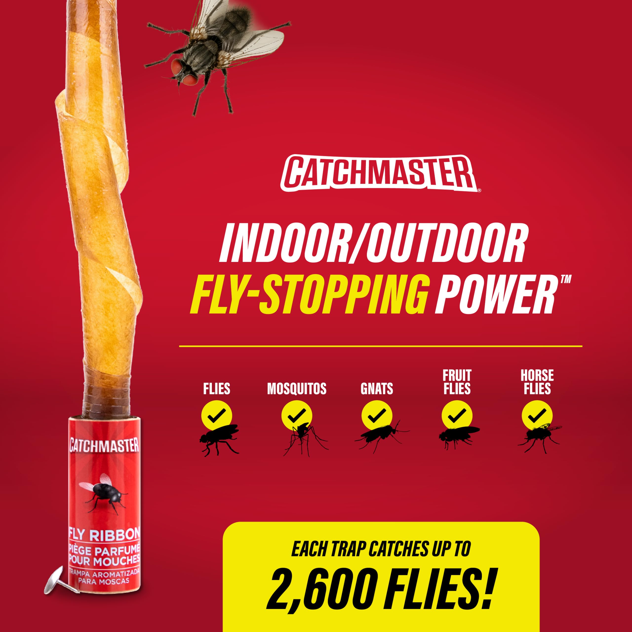Catchmaster insect glue boards shown in use in a kitchen corner.