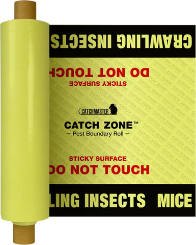 Catchmaster Catch Zone boundary roll 60ft in action protecting warehouses from crawling pests