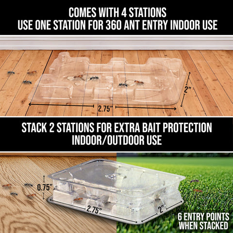 Refillable stations provide long-term use.