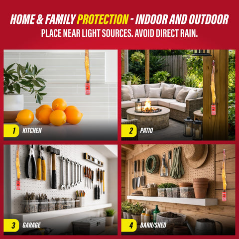 Catchmaster Fly Ribbon hanging-position setup enables easy installation.