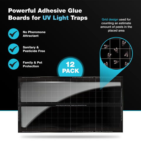 Catchmaster perforated glue boards provide 24 boards for Vector traps