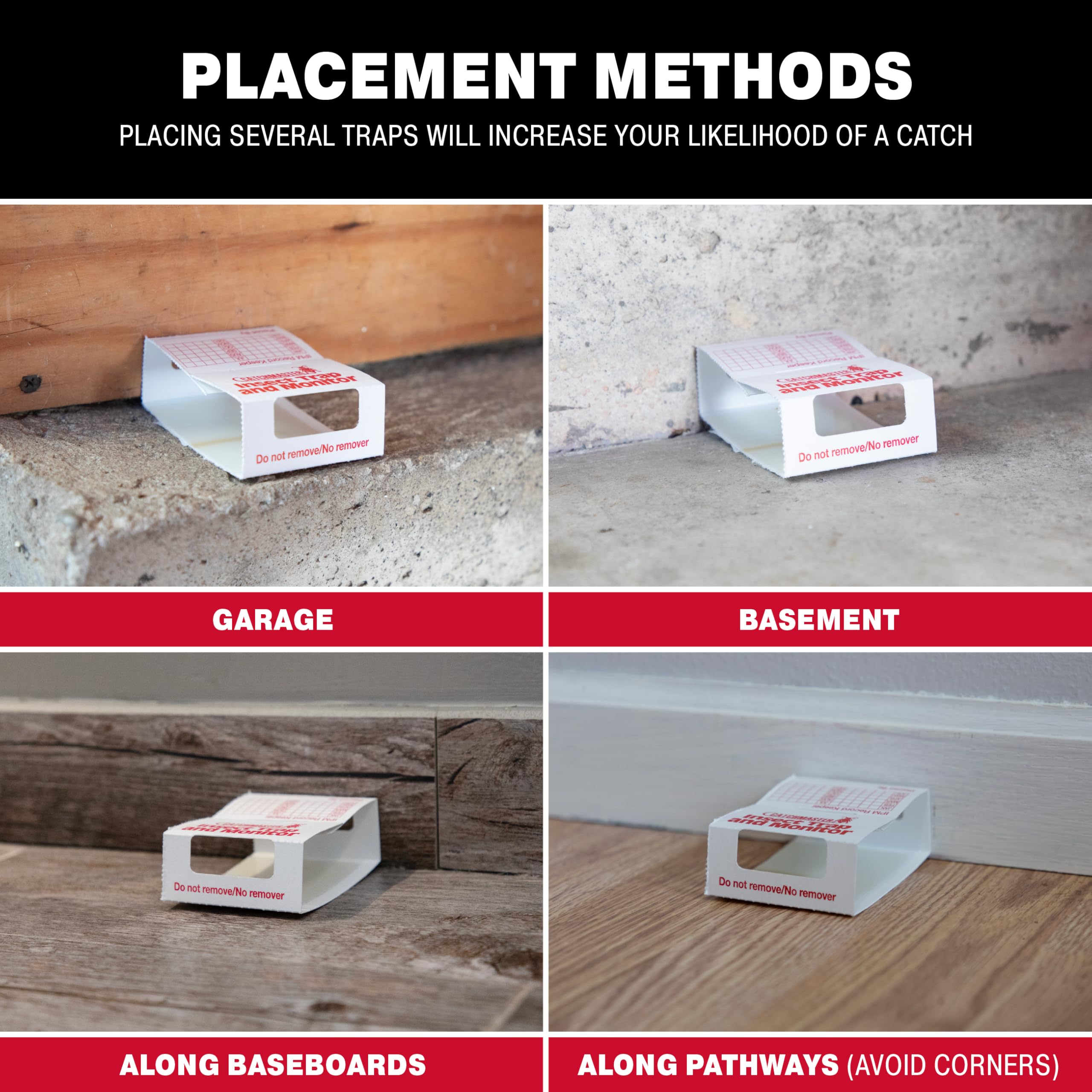 Catchmaster glue traps made in USA for safe home pest control