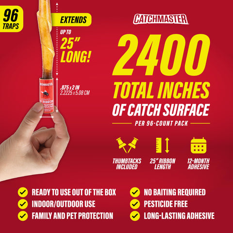 Catchmaster pesticide-free glue traps ready to use for instant pest capture.