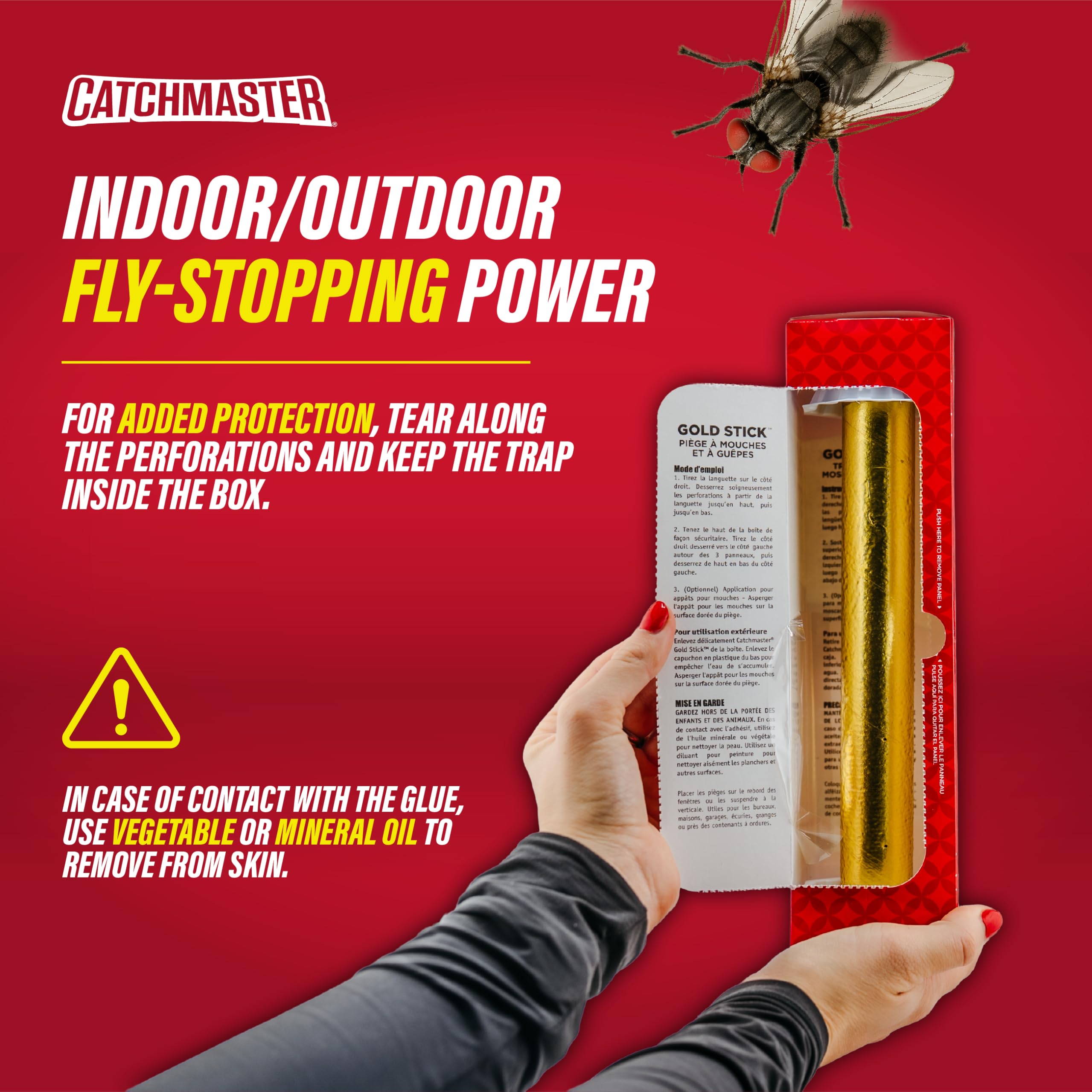 Garage or barn use keeps high-traffic areas cleaner with Catchmaster.
