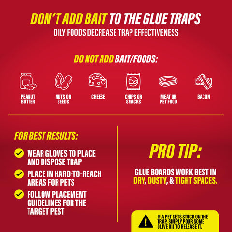Catchmaster Made in USA label on sturdy pest control glue board.