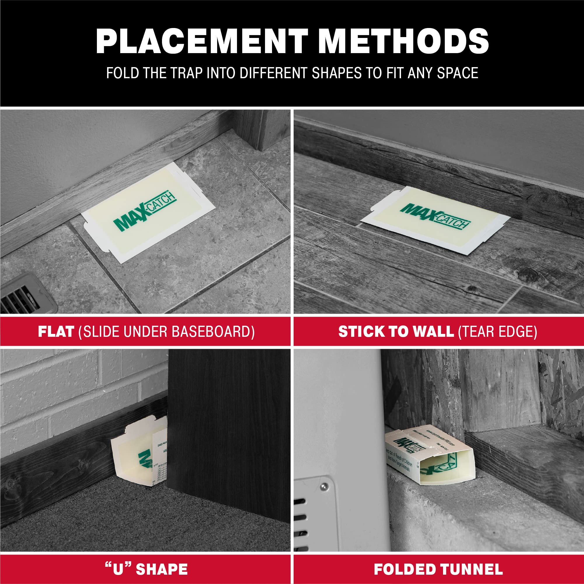 Catchmaster Max‑Catch glue trap made in the USA for reliable pest management.