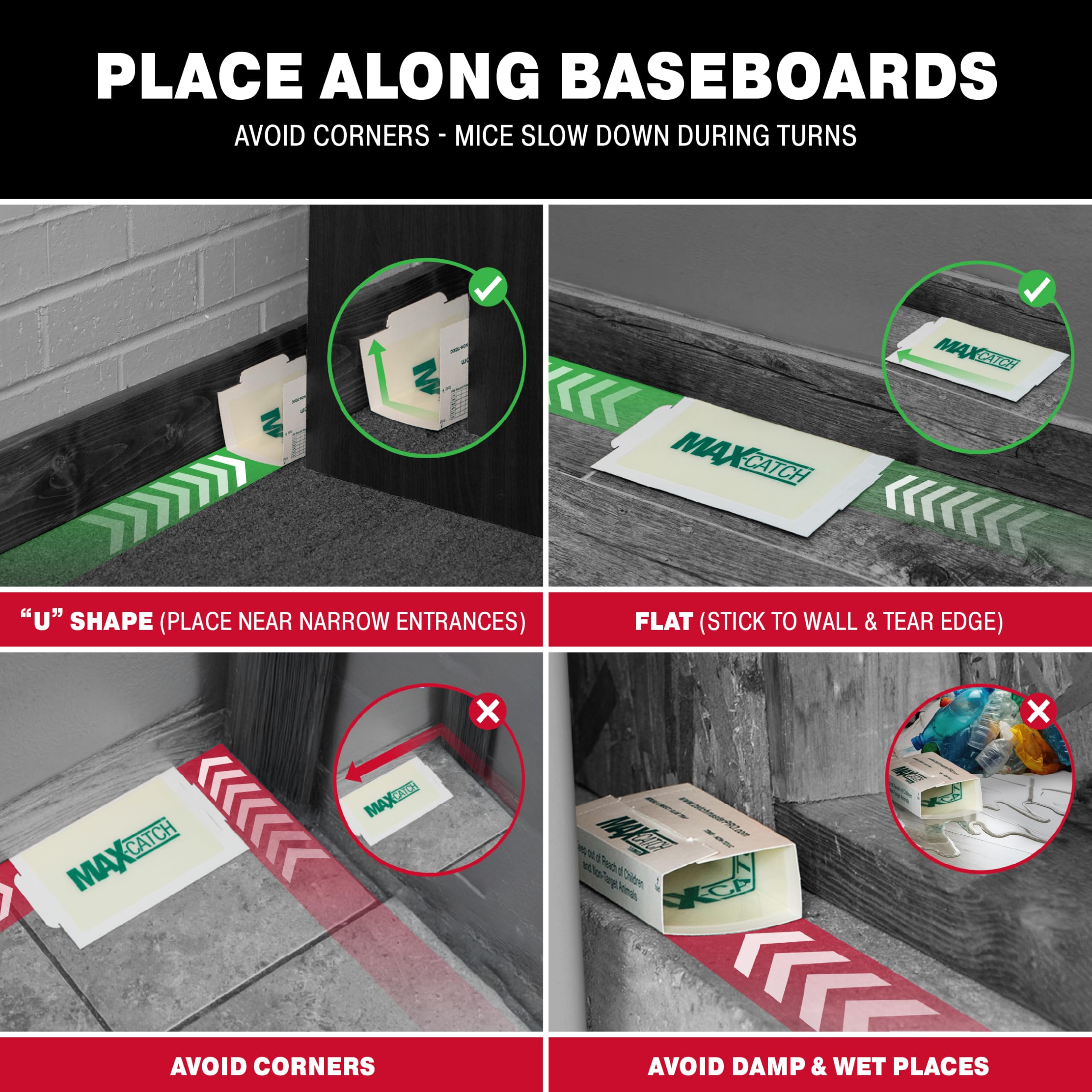 Catchmaster Max-Catch USA-made label signals trusted, American-made pest control.