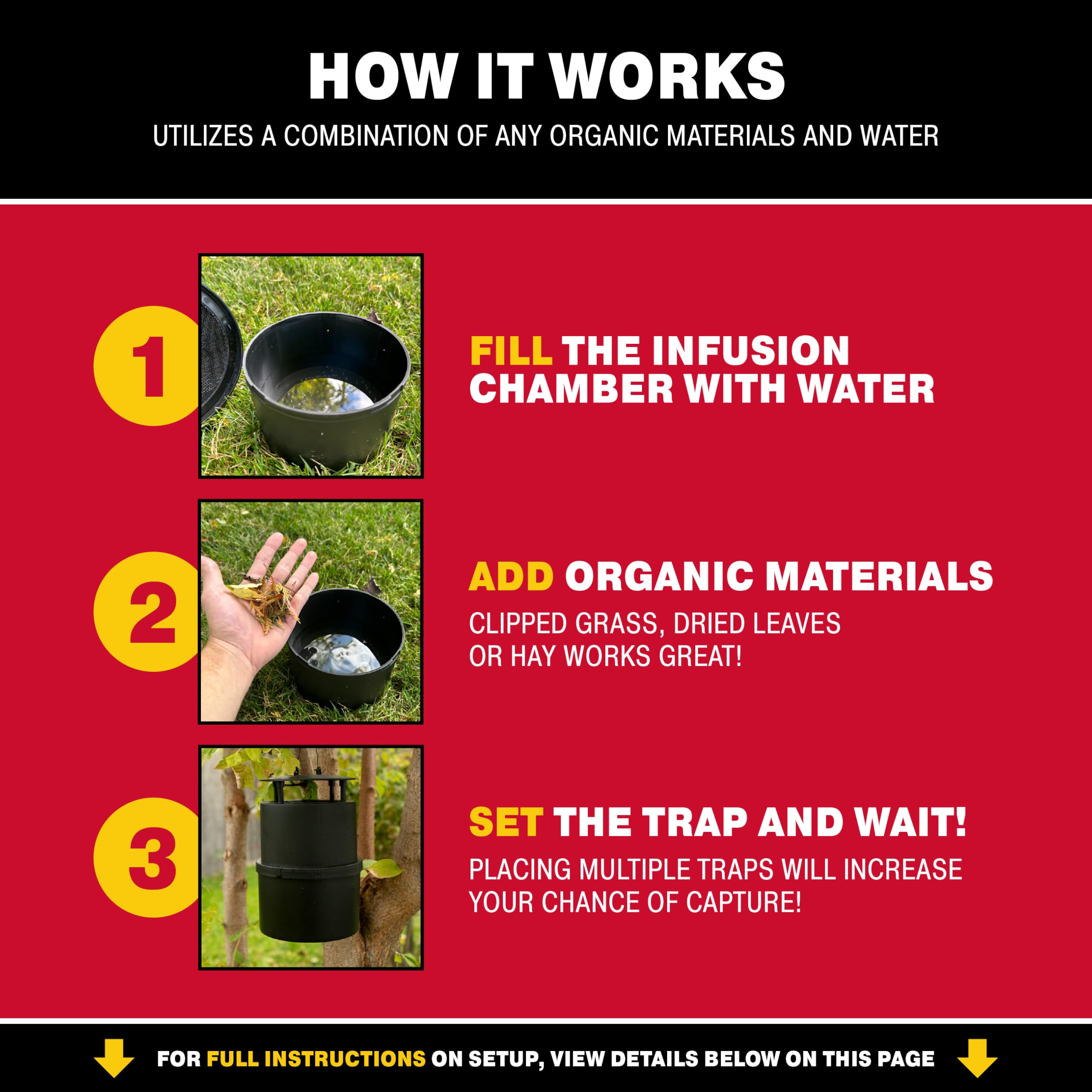 Ovi-Mini traps on patio showing discreet mosquito capture