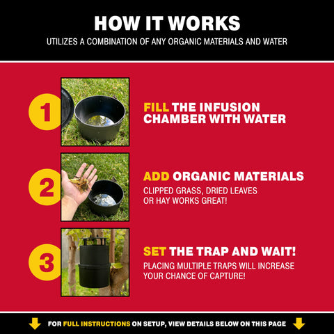 Ovi-Mini traps on patio showing discreet mosquito capture
