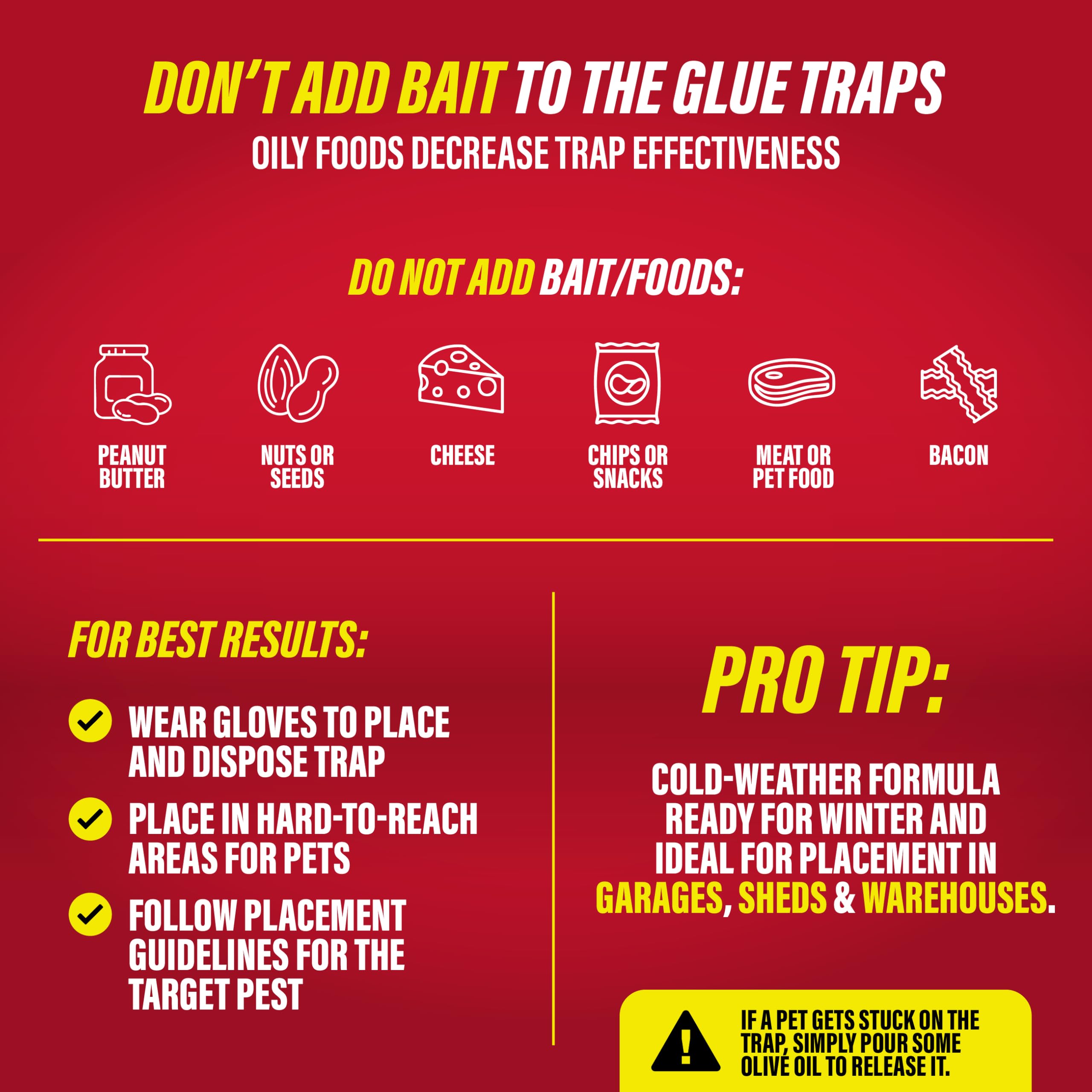 Catchmaster odorless traps used indoors in damp spaces like basements.
