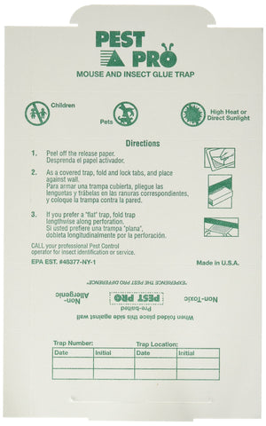 Catchmaster Pest Pro glue board laid flat for easy placement and quick trapping.