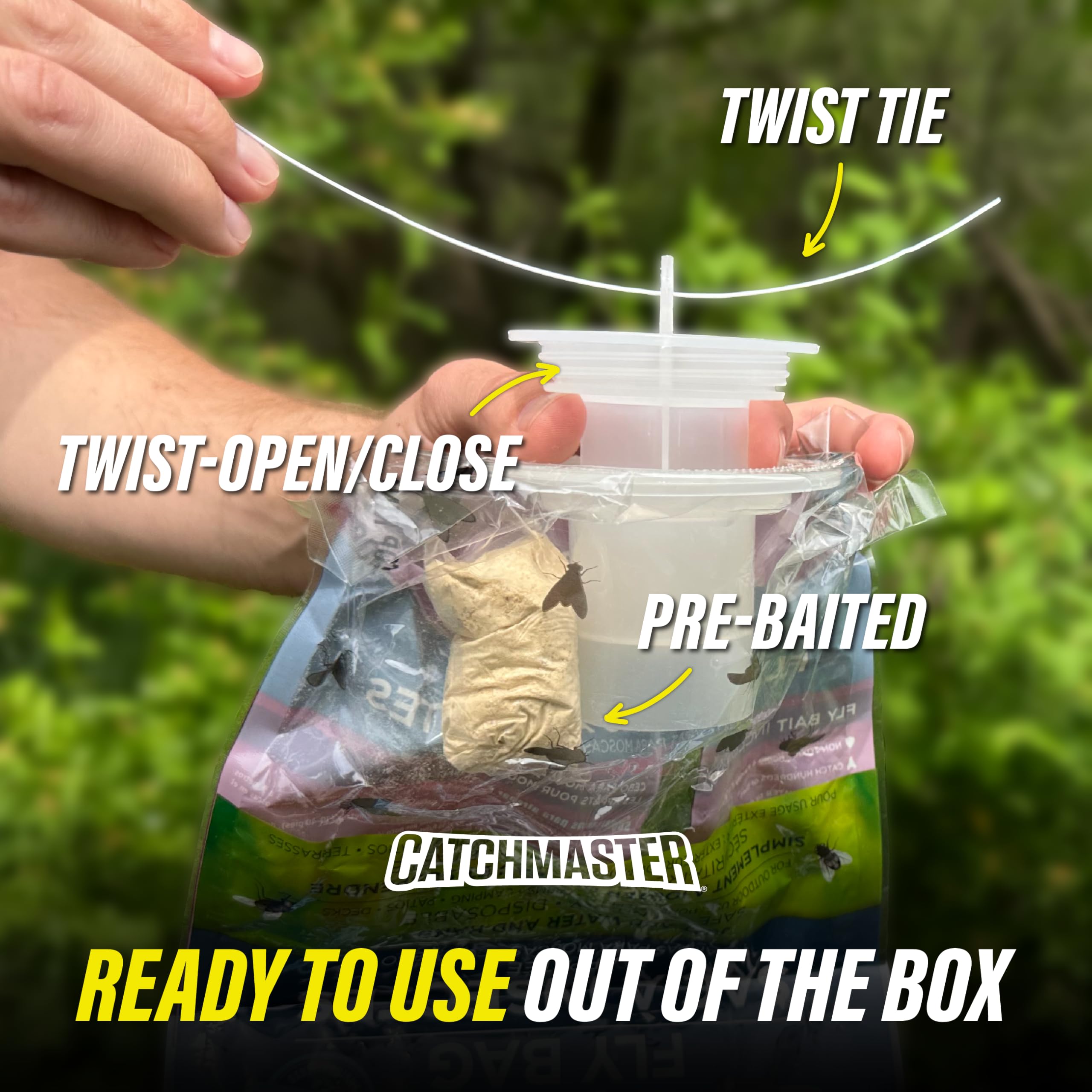 Easy-hang wire simplifies outdoor placement