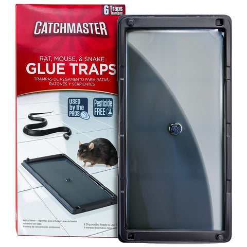 Catchmaster rat glue trap tray inside-use enables quick, mess-free pest capture.
