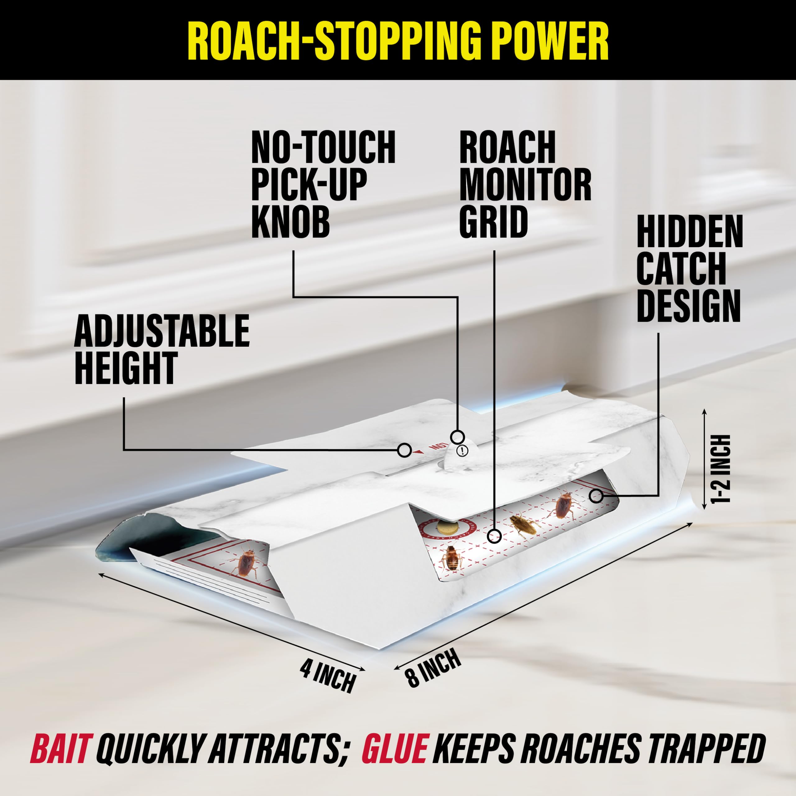 Catchmaster roach trap safe-design emphasizes discreet, durable indoor pest control