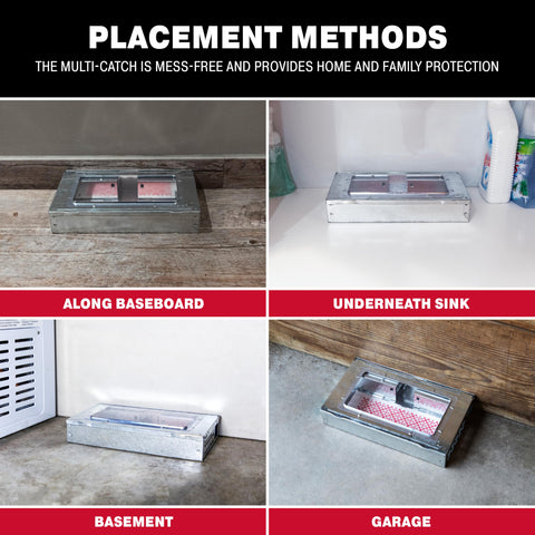 Catchmaster total coverage setup for indoor and outdoor use