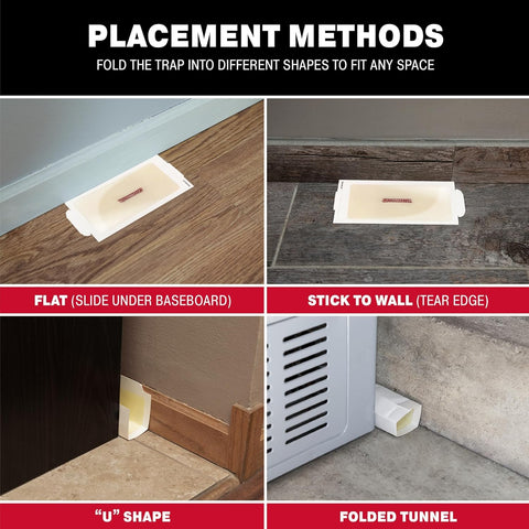 Catchmaster glue boards made in the USA, tested for reliability in varied environments.