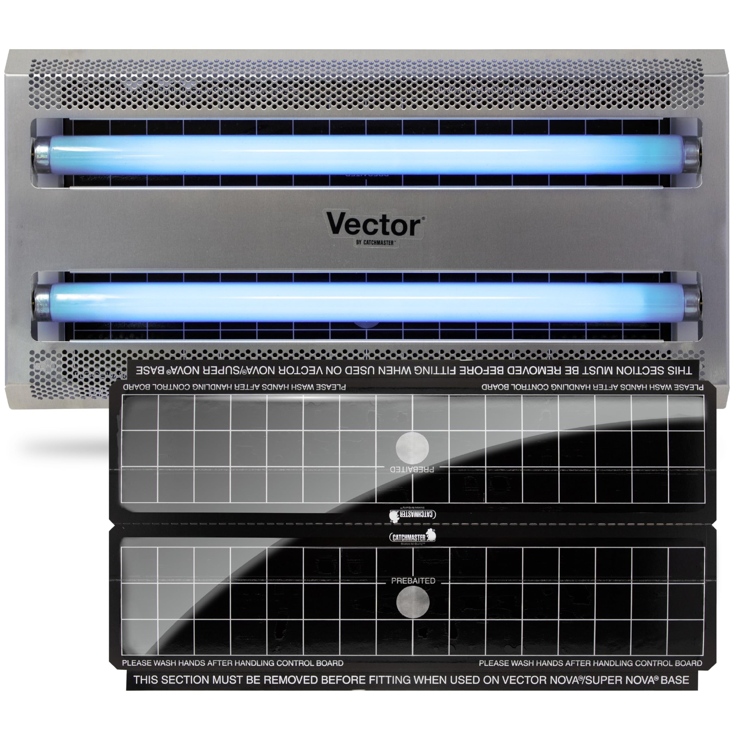 Catchmaster Vector 30 Silver front view, discreet indoor trap suitable for kitchens