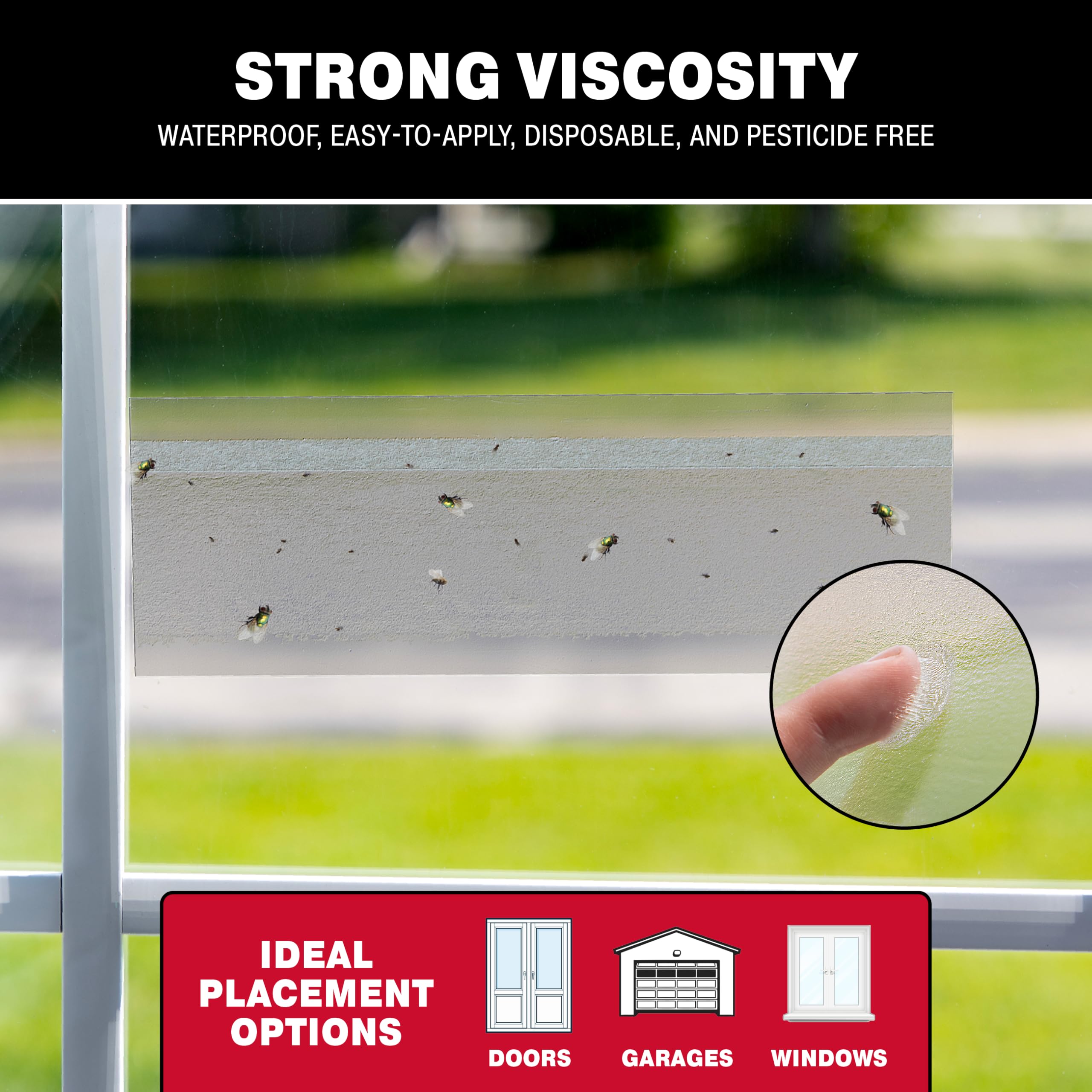 Catchmaster waterproof traps in a utility room designed for year-round pest control.