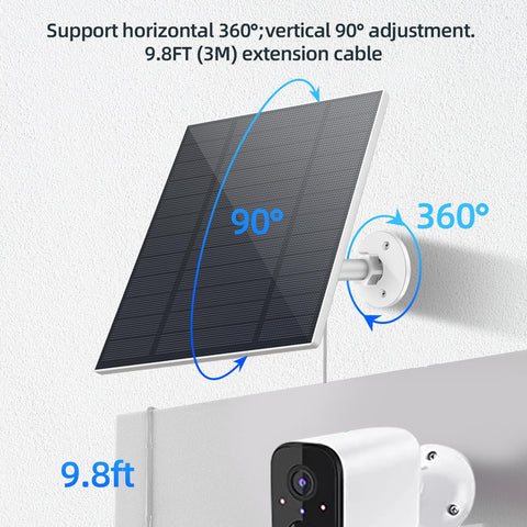 Catgod 9.8 ft cable allowing flexible outdoor camera placement