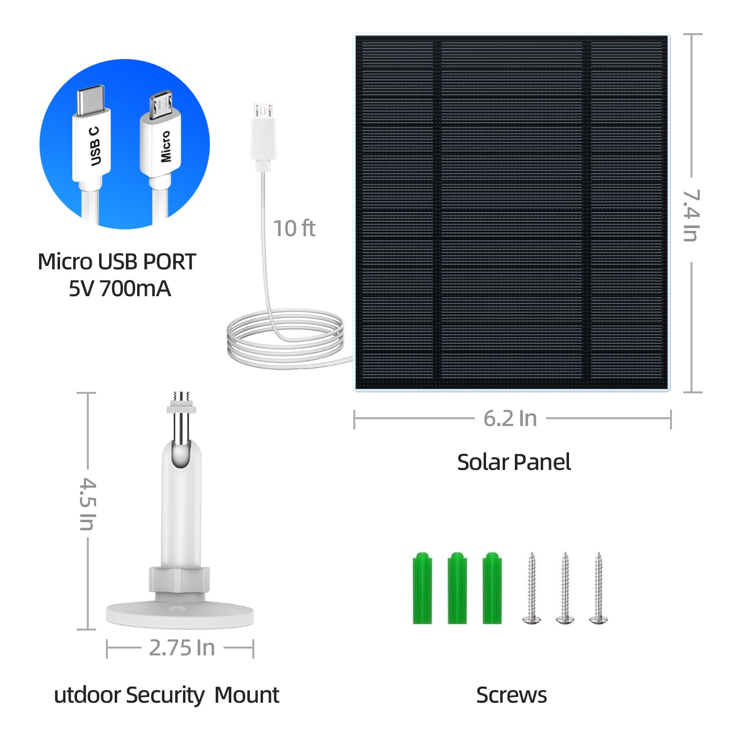 Catgod high-efficiency monocrystalline 5W cells powering a security camera