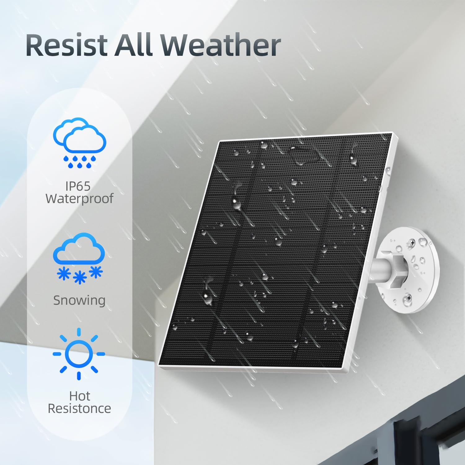 Catgod IP65 waterproof solar panel designed for harsh outdoor conditions